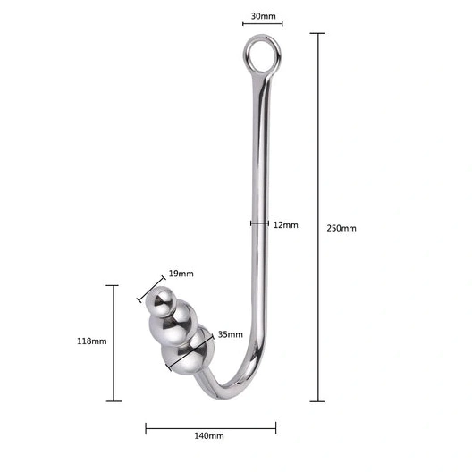 with Collar Cuffs Anal Hook 5334 Elegant Beaded and 1218